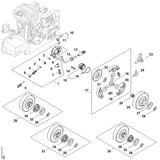 STIHL 1125-640-2008 Kettenrad 0.325" 8Z positie 25 technische tekening