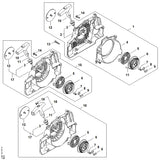STIHL 1130-967-1504 Typenschild MS 170 positie 12 technische tekening
