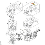 STIHL 1130-022-2000 Ring positie 7 technische tekening