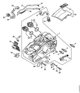 STIHL 1137-790-9900 Ringpuffer positie 24 technische tekening