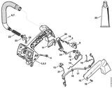 STIHL 1146-180-0900 Schaltwelle positie 8 technische tekening