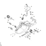 STIHL 1138-353-7000 Abdeckung positie 5 technische tekening
