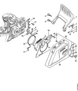 STIHL 1140-021-1101 Deckel positie 14 technische tekening