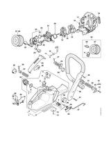 STIHL 1140-120-0613 Vergaser 1140/13 positie 21 technische tekening
