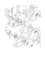 STIHL 1141-664-0502 Krallenanschlag positie 25 technische tekening
