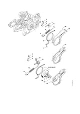 STIHL 1141-021-1130 Deckel positie 20 technische tekening