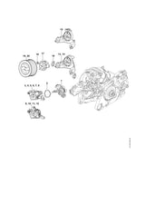 STIHL 1141-120-0606 Vergaser C1Q-S211B positie 4 technische tekening