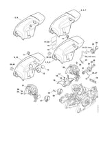 STIHL 1141-080-1600 Haube positie 6 technische tekening
