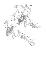 STIHL 1141-790-6100 Kombischraube M5 positie 31 technische tekening