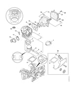 STIHL 1142-893-2602 Spannband positie 7 technische tekening