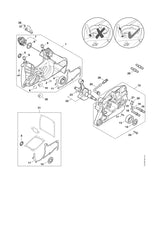 STIHL 1144-084-7400 Tülle positie 30 technische tekening