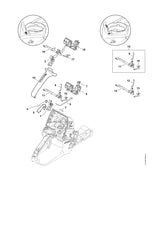 STIHL 1144-182-2110 Halter positie 16 technische tekening