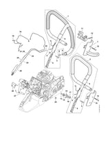 STIHL 1144-791-7500 Abdeckung positie 10 technische tekening