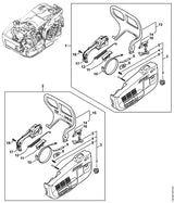 STIHL 1145-160-5400 Bremsband positie 10 technische tekening