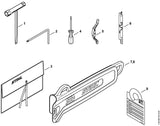 STIHL 1145-890-1400 Satz Werkzeuge positie -1 technische tekening