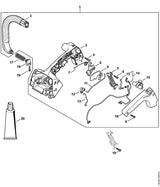 STIHL 1129-182-0400 Doppelhebel positie 12 technische tekening