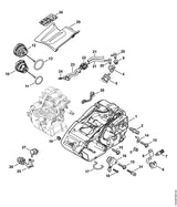 STIHL 9645-948-7734 RDR N 25x3,5 positie 13 technische tekening