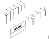 STIHL 0811-270-1100 Schraubendreher 5x110x70 positie 10 technische tekening
