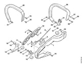 STIHL 1113-182-8901 Bolzen positie 2 technische tekening