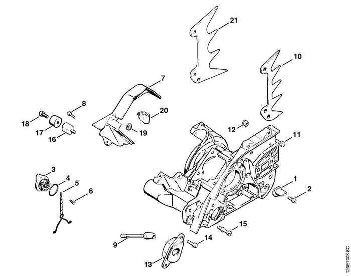 STIHL 9214-320-0900 Sicherungsmutter DIN980-V M6-10 positie 12 technische tekening