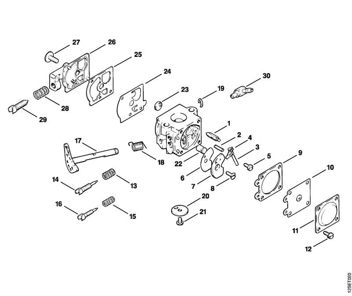 STIHL 1113-129-0905 Dichtung positie 6 technische tekening