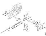 STIHL 1124-647-9100 Tülle positie 23 technische tekening
