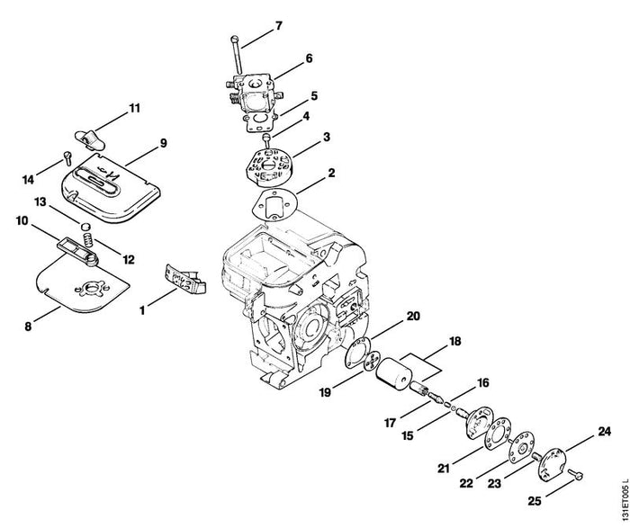 STIHL 9078-319-0680 Flachkopfschraube DIN85-M4x14-8.8 positie 14 technische tekening