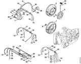 STIHL 1128-400-1214 Schwungrad positie 1 technische tekening