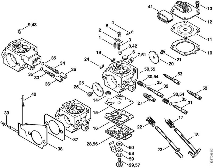 STIHL 1128-430-6002 Heizelement positie 38 technische tekening