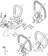 STIHL 1122-351-0901 Schutz positie 21 technische tekening