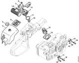 STIHL 1129-120-0650 Vergaser C1Q-S32B positie 7 technische tekening