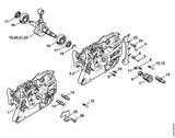 STIHL 1123-791-7305 Stopfen positie 8 technische tekening