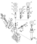 STIHL 4743-700-7301 Schlauchanschluss positie 26 technische tekening