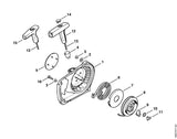 STIHL 1121-967-1515 Typenschild MS 240 positie 5 technische tekening