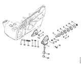 STIHL 1106-647-0600 Pumpenkolben positie 2 technische tekening