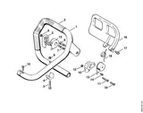 STIHL 1106-790-1517 Griffrohr mit Schlauch positie 1 technische tekening