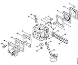 STIHL 1113-121-4700 Regelmembrane positie 9 technische tekening