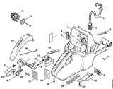 STIHL 1128-122-6606 Bundschraube positie 2 technische tekening