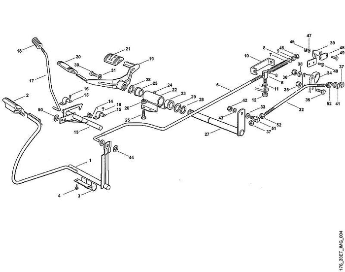 STIHL 9291-021-0160 Scheibe 7,4 positie 43 technische tekening