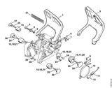 STIHL 1125-790-9910 Ringpuffer 1125/10 positie 21 technische tekening