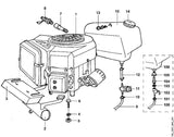 STIHL 9340-003-0310 Federstecker positie 13 technische tekening