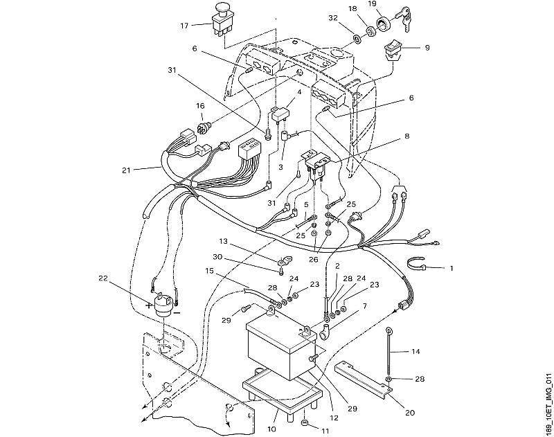 STIHL 6153-430-0520 Schalter positie 17 technische tekening