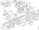 STIHL 9027-068-1420 Flachrundschraube M6x45 positie 11 technische tekening