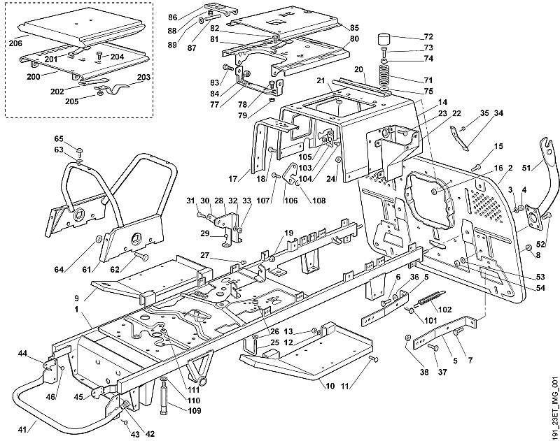 STIHL 9027-068-1420 Flachrundschraube M6x45 positie 11 technische tekening