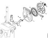STIHL 4900-501-2001 Schlauchhalter positie 7 technische tekening