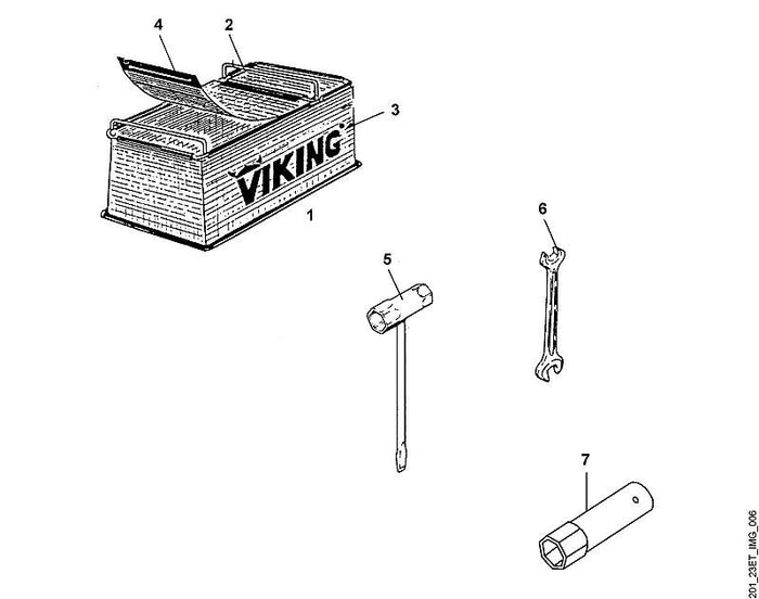 STIHL 6903-708-9700 Fangsack positie 3 technische tekening
