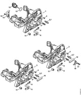 STIHL 1143-664-2401 Bundschraube positie 6 technische tekening