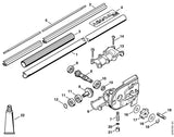 STIHL 4810-711-7300 Lagerrohr positie 2 technische tekening