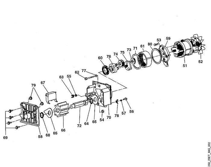 STIHL 9008-319-1780 Sechskantschraube M8x16 positie 53 technische tekening