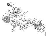 STIHL 1129-029-2303 Zylinderdichtung positie 19 technische tekening